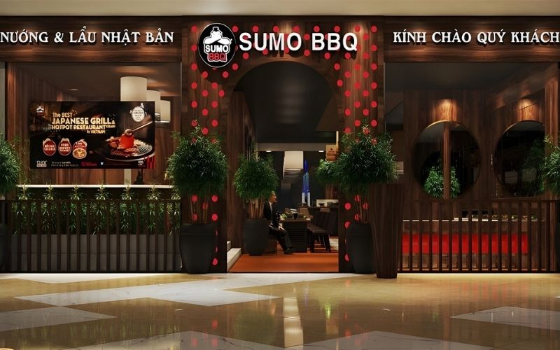 Concept thiết kế nhà hàng Sumo BBQ