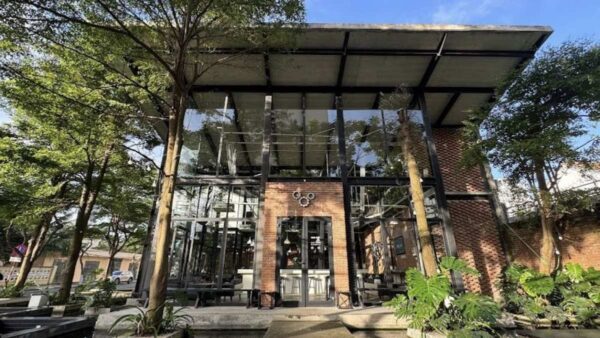 quán cafe khung thép tiền chế