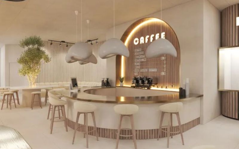 Khoảng cách ghế bar