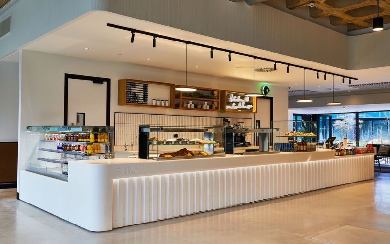 Kích thước quầy bar cafe tiêu chuẩn