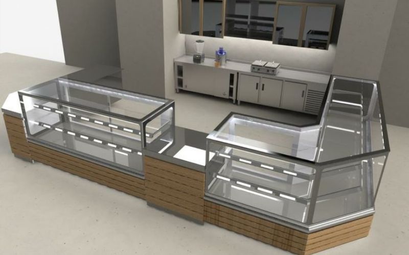 Chiều sâu mặt quầy