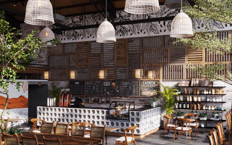 The Coffee House - Industrial hiện đại