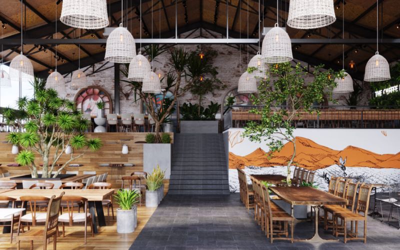 The Coffee House - Industrial hiện đại