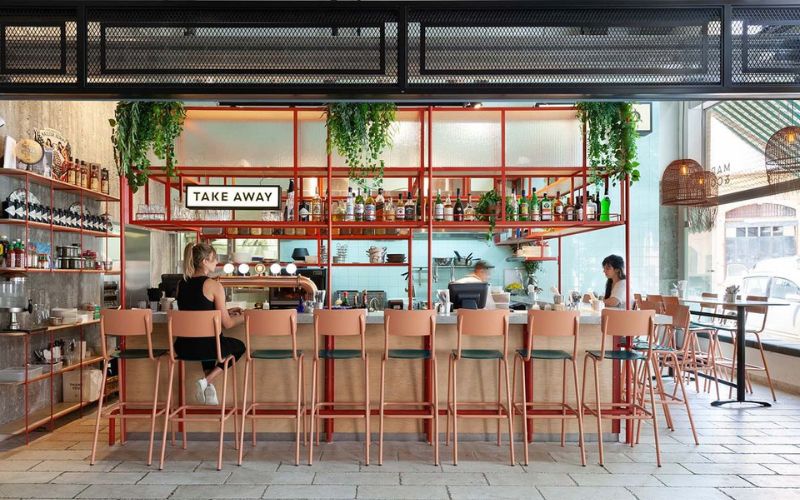 Mẫu quầy cafe đẹp phong cách scandinavian (Bắc Âu)