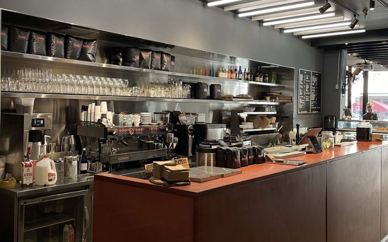 Mẫu quầy cafe đẹp phong cách scandinavian (Bắc Âu)