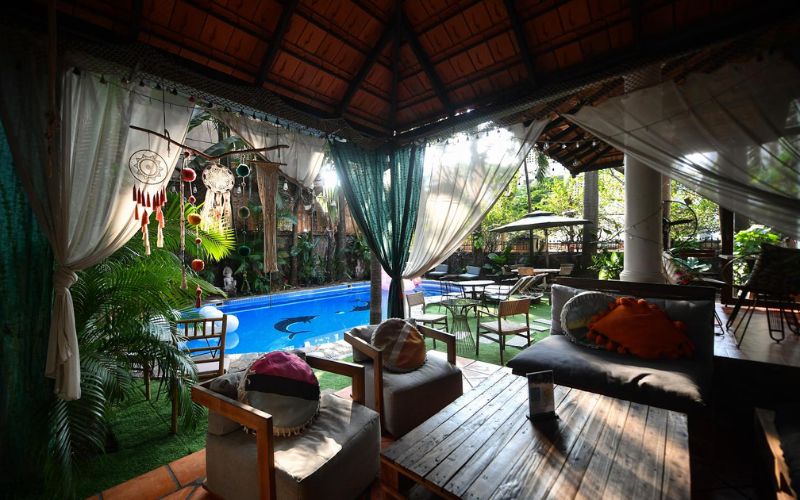 Mẫu Thiết kế nhà hàng sân vườn đẹp kiểu Bohemian