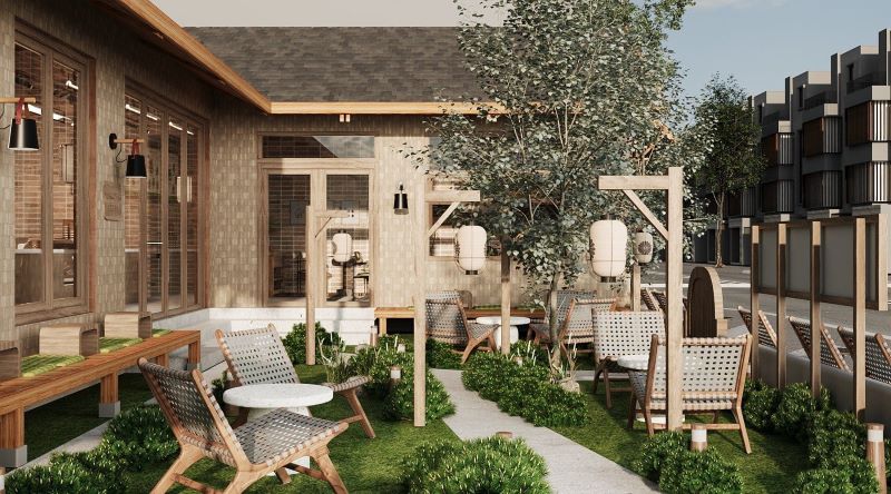 Thiết kế không gian sân vườn tăng trải nghiệm khách hàng