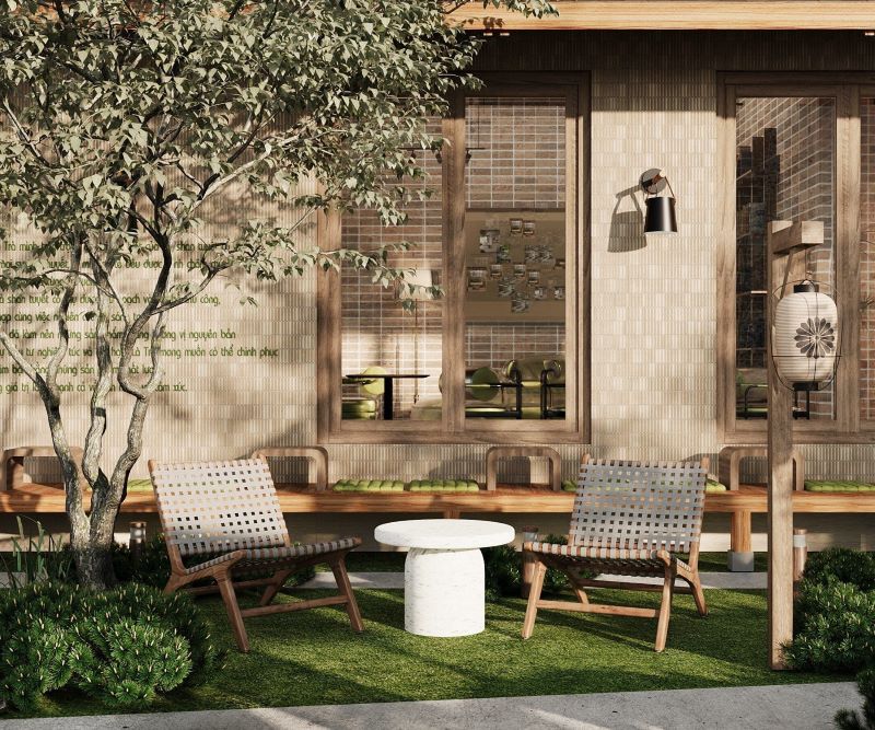 Thiết kế không gian sân vườn tăng trải nghiệm khách hàng