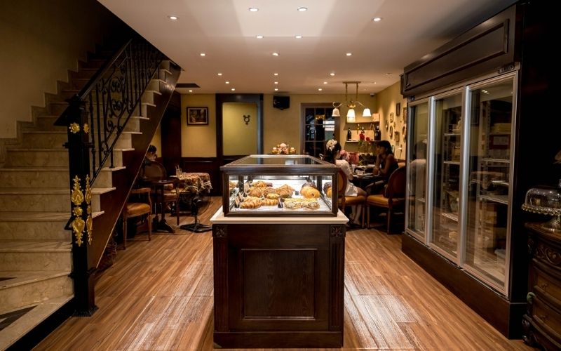 Thiết kế quán cafe bánh ngọt Pâtisserie De Lux