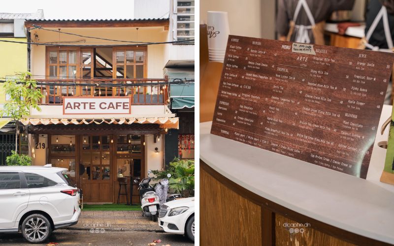 Thiết kế quán cafe bánh ngọt Arte Cafe