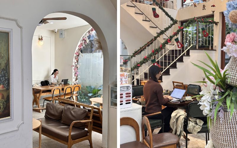 Thiết kế quán cafe bánh ngọt Blooming Peony By Gardenia