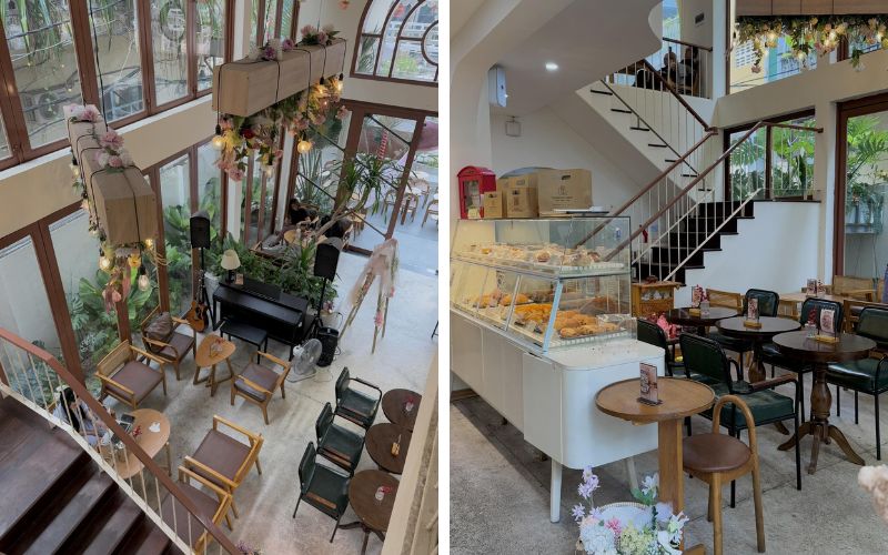 Thiết kế quán cafe bánh ngọt Blooming Peony By Gardenia