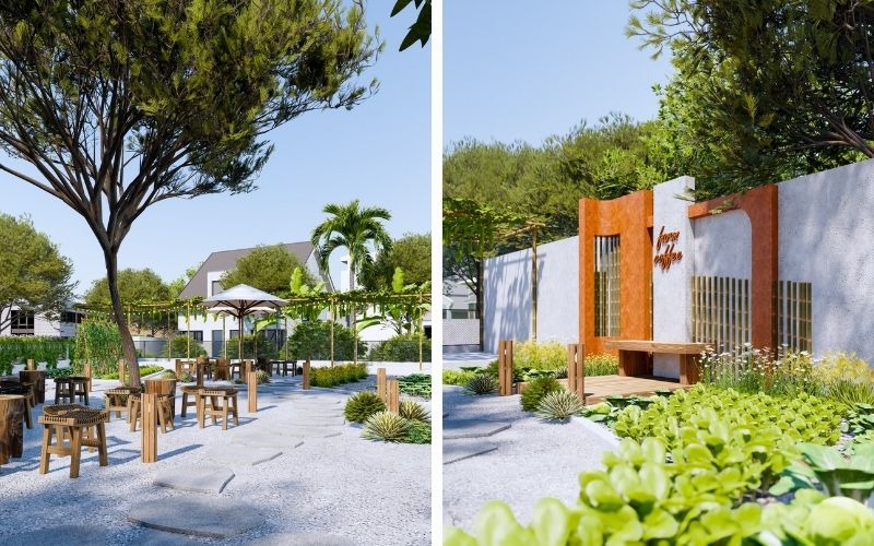 Đặc trưng phong cách Địa Trung Hải trong thiết kế quán cafe