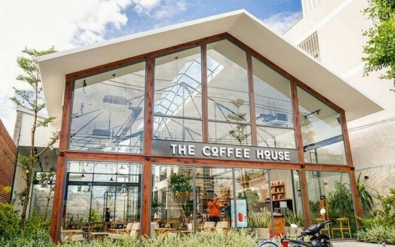 quán cafe khung thép tiền chế