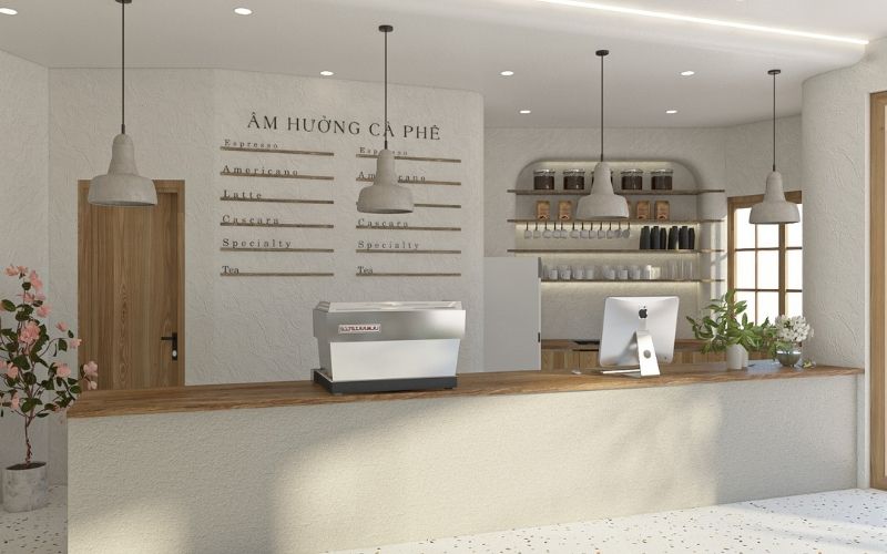 Dự toán chi phí thi công quán cà phê sân vườn