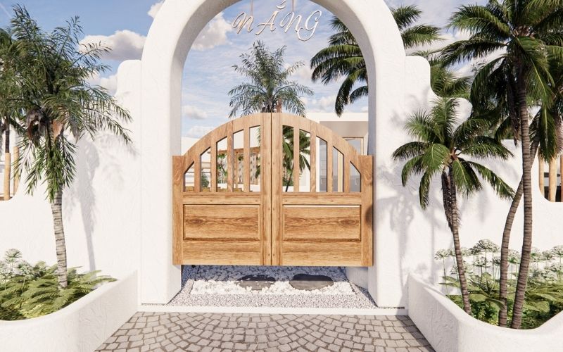 Mẫu quán cafe sân vườn đẹp