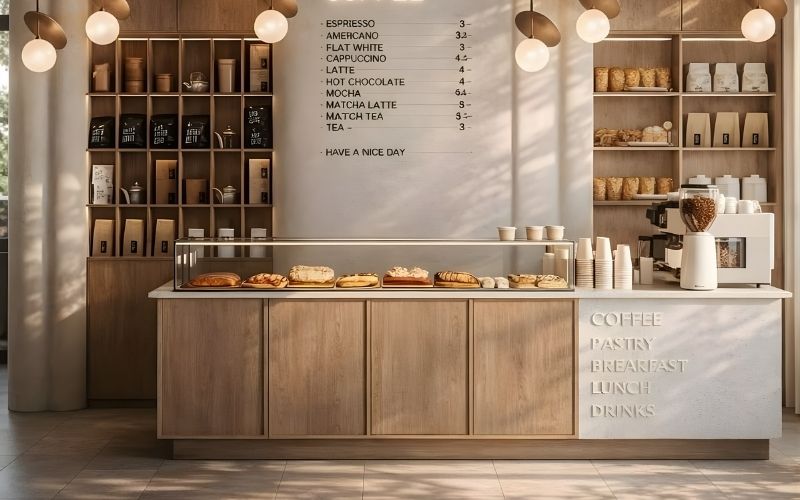 Các mẫu quầy chữ L đẹp