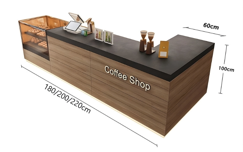 Kích thước theo từng mô hình quán