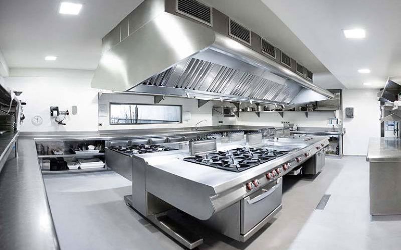 Thiết kế bếp nhà hàng hải sản 