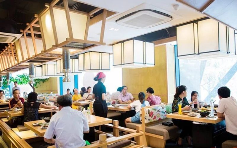 Thiết kế nhà hàng iSushi tối ưu cho khách đi theo nhóm