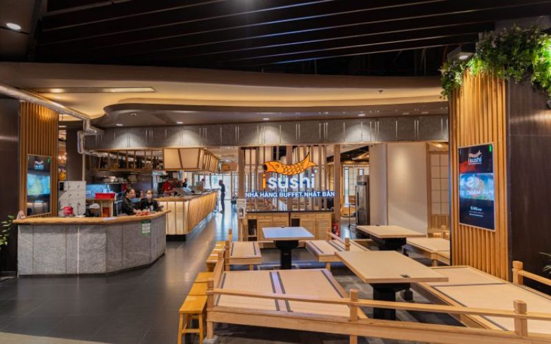 Thiết kế nhà hàng iSushi tối ưu vận hành và tăng doanh thu
