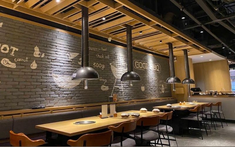 Hệ thống hút khói - yếu tố đặc trưng trong thiết kế nhà hàng BBQ
