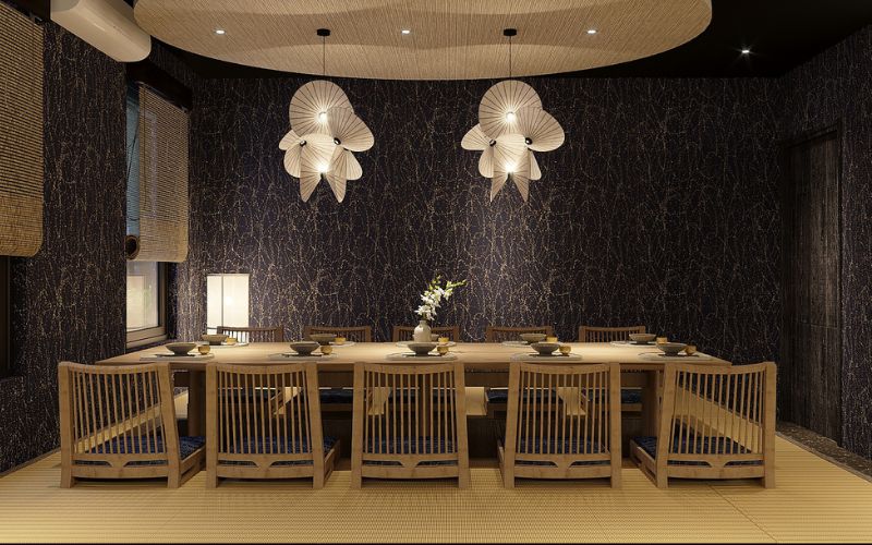 Chi phí ước tính khi thiết kế nhà hàng Nhật Bản như Yamazaki