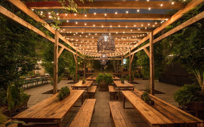 nguyên tắc quan trọng khi thiết kế nhà hàng sân vườn