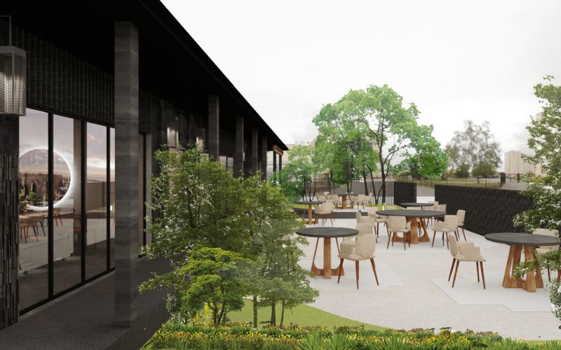 Thiết kế không gian sân vườn nâng cao trải nghiệm khách hàng