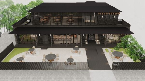 thiết kế nhà hàng sushi