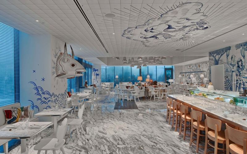 Phân chia không gian nhà hàng tối ưu cho khách, phục vụ và bếp