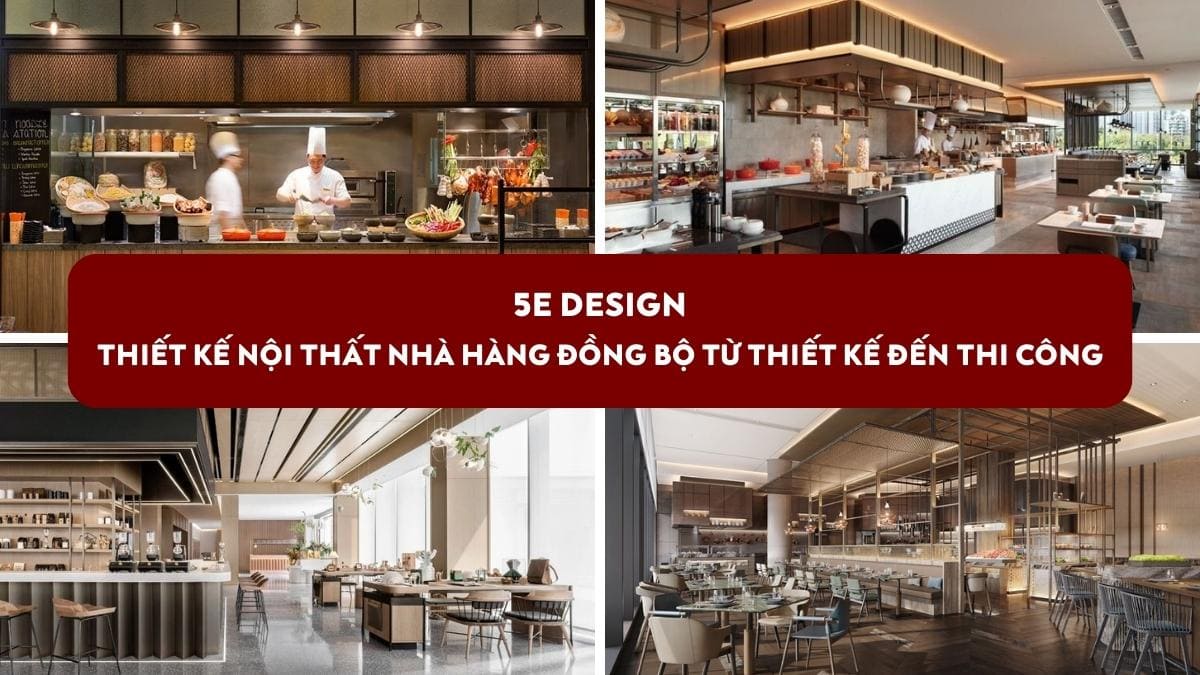thiết kế nội thất nhà hàng