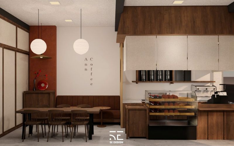 Thiết kế quán cà phê kết hợp spa phong cách Nhật Bản tại Đà Nẵng