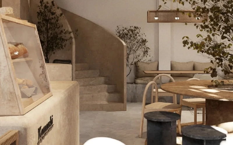 Bố trí không gian và cách vận hành quán