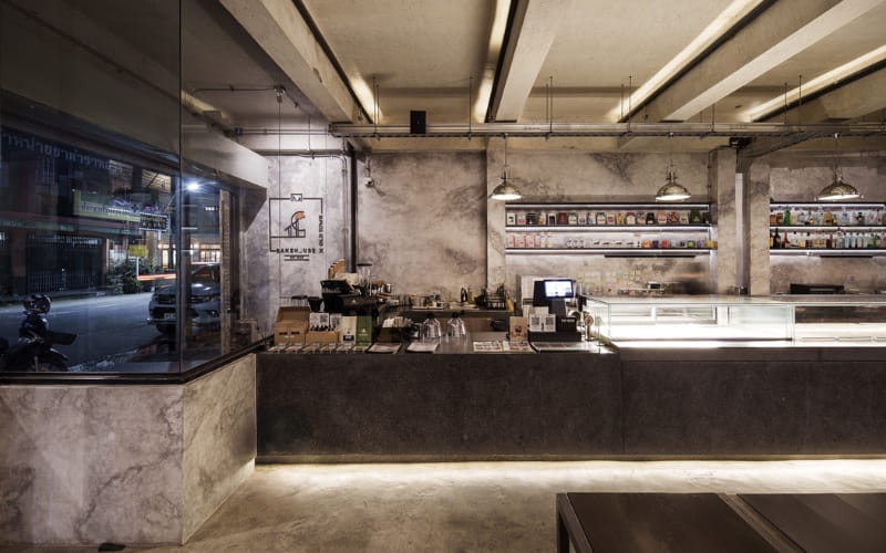 thiết kế quầy bar quán cafe