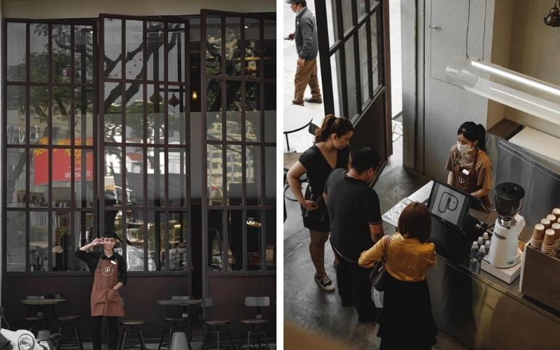 Phương án thiết kế mặt bằng công năng quán cà phê 200m2 