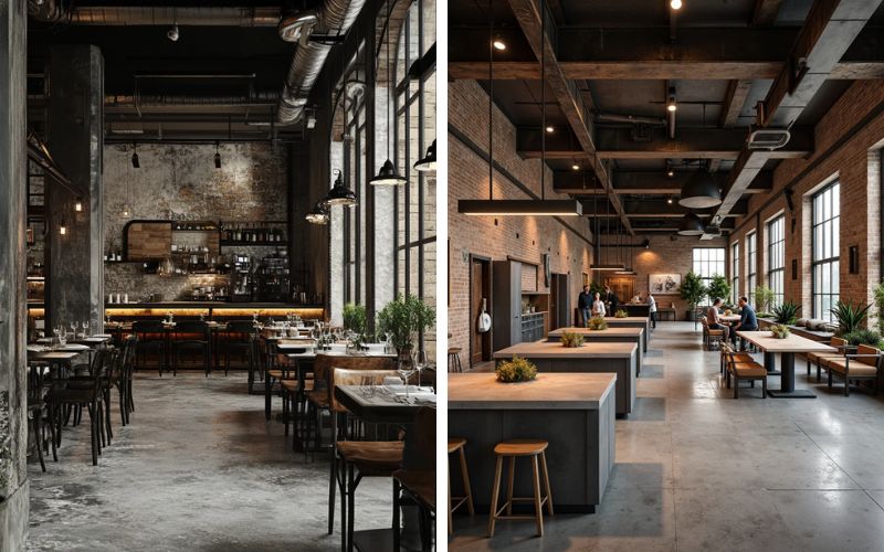 Phong cách Industrial (công nghiệp)