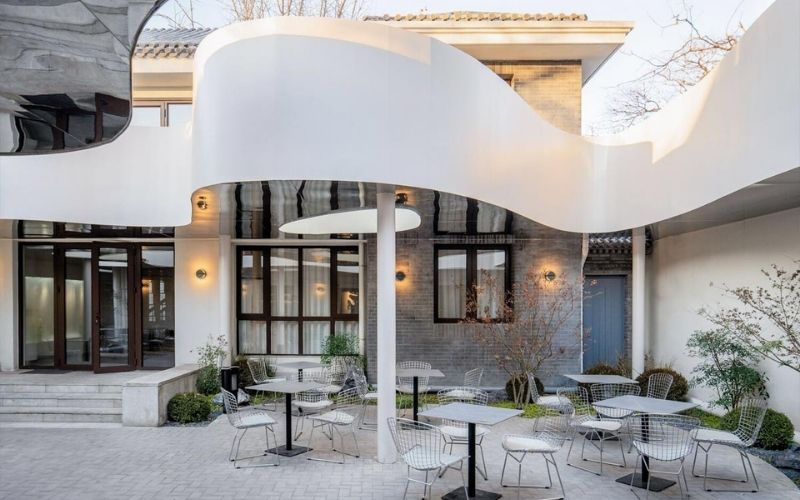 Bàn ghế nhôm ngoài trời