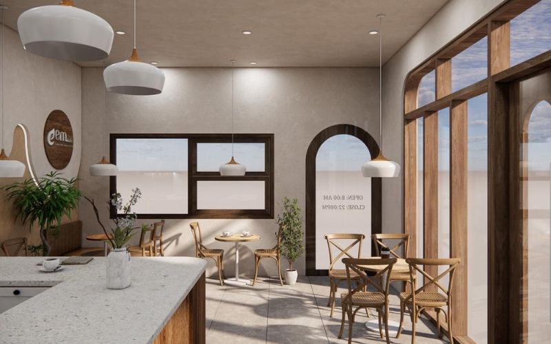 Giá trị thương hiệu đạt được từ mẫu thiết kế quán cà phê