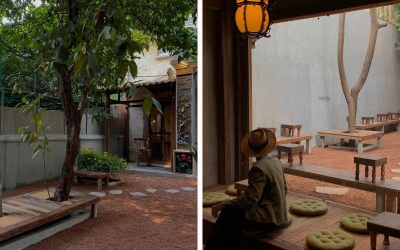 Bố trí mặt bằng quán cafe 800m² theo tinh thần kể chuyện xưa