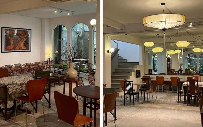 Bố trí mặt bằng quán cafe 800m² theo tinh thần kể chuyện xưa