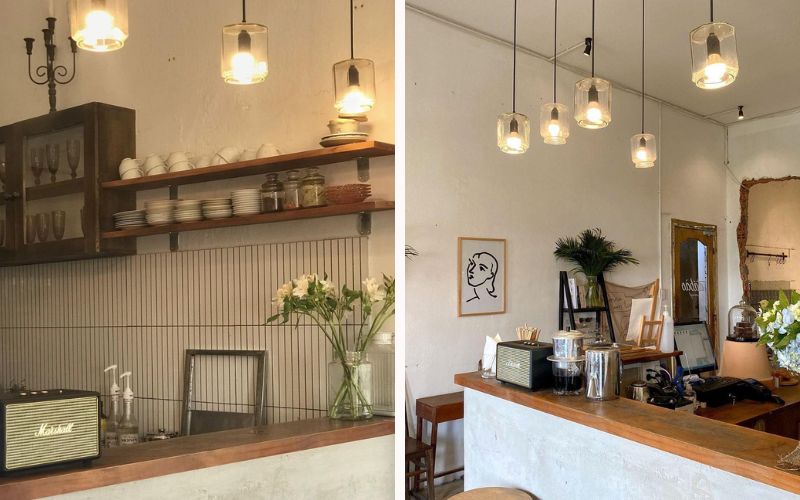 Quầy bar - trái tim của không gian