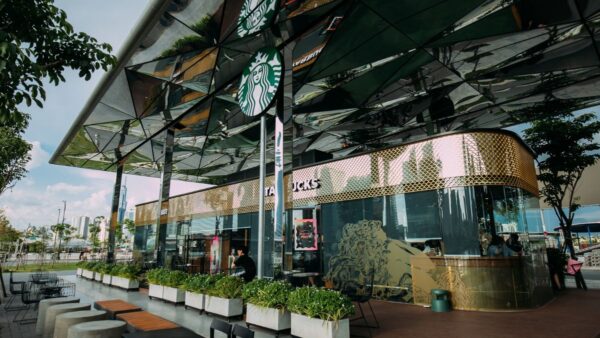 thiết kế quán cà phê lô góc