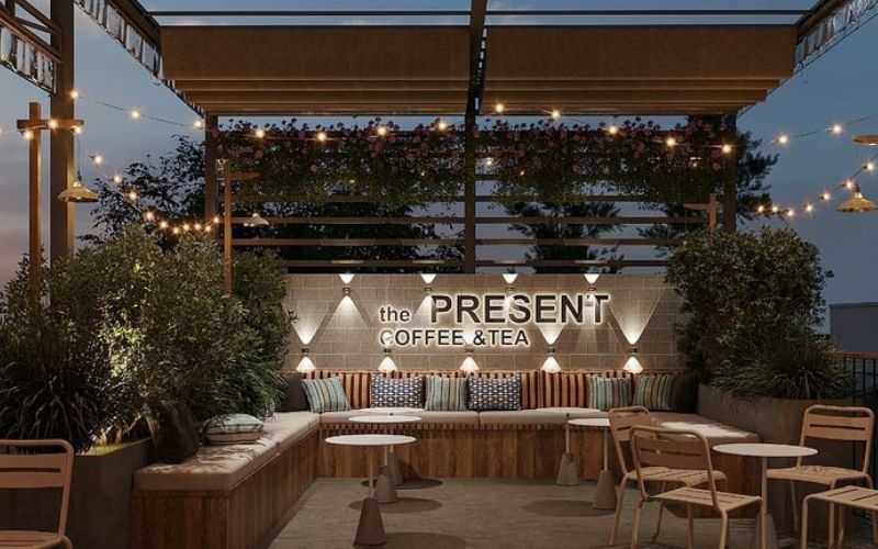 Các khu vực quan trọng trong thiết kế rooftop cafe acoustic