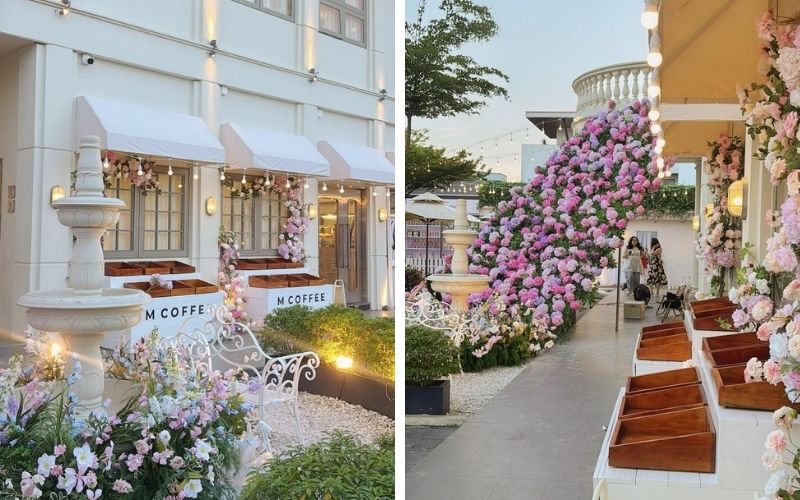 Thiết kế quán cafe check-in phong cách cổ điển châu Âu