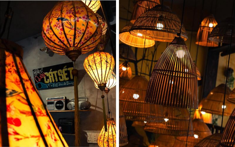 thiết kế quán cafe check-in phong cách vintage