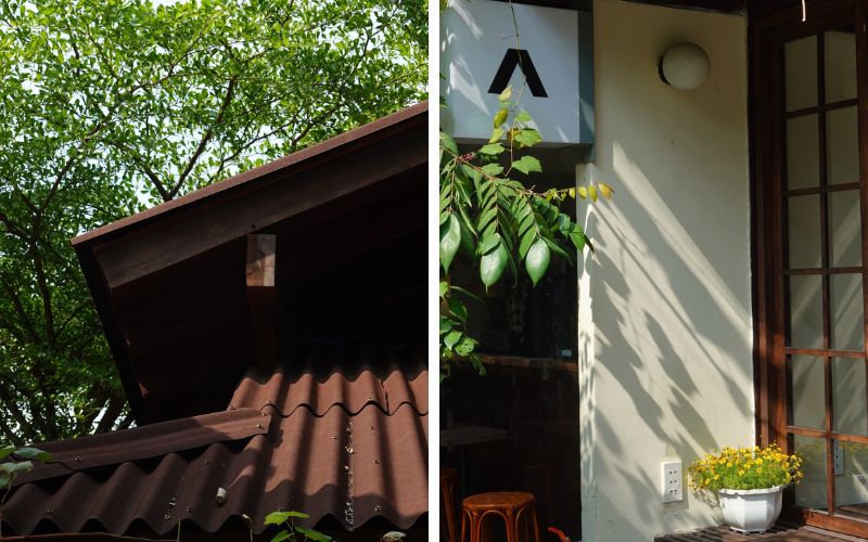 Tone màu chủ đạo và vật liệu trong thiết kế quán cà phê Nhật Bản 