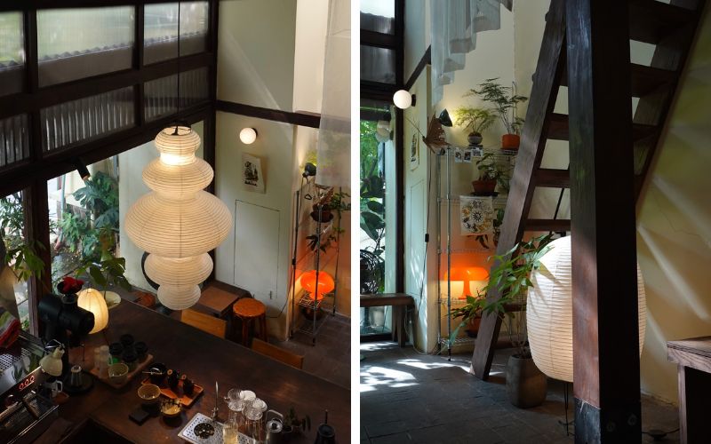 Tone màu chủ đạo và vật liệu trong thiết kế quán cà phê Nhật Bản 