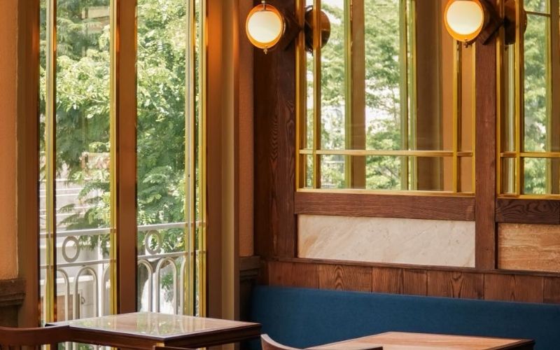 Tông màu chủ đạo trong thiết kế quán cà phê 