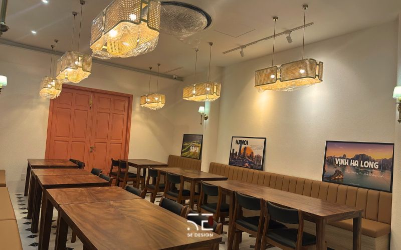 Tầng 2 + 3: Khu ăn chính tối ưu công suất